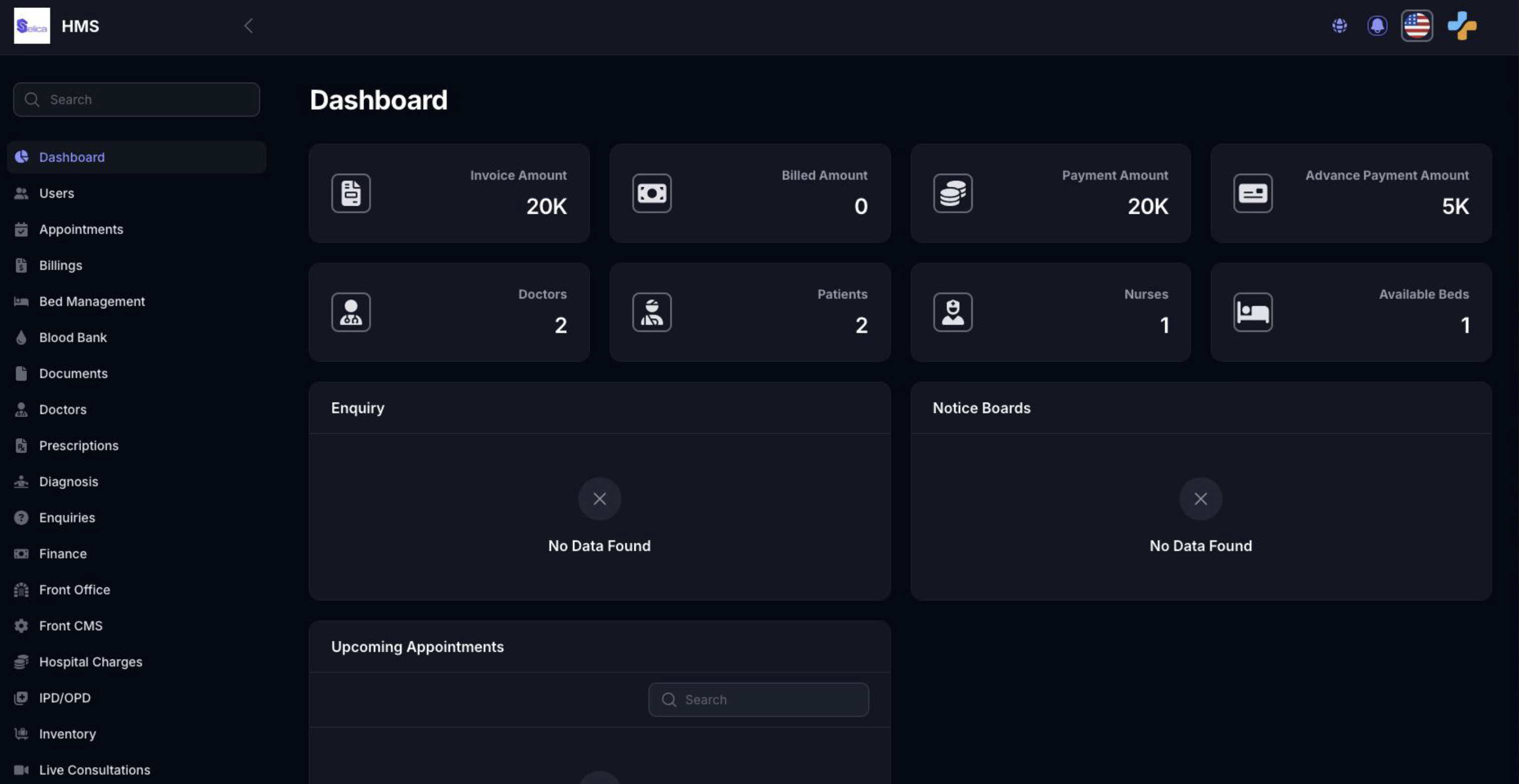 Hospital Management ERP